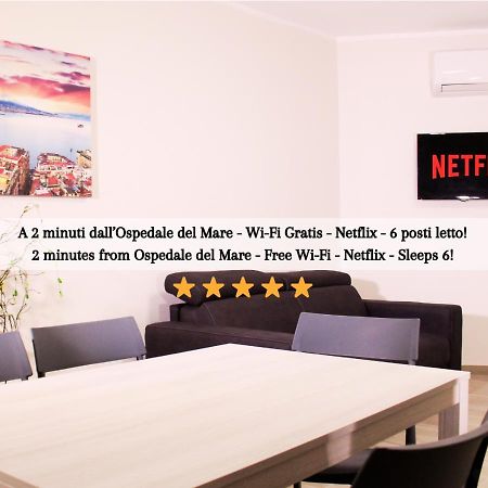 Ospedale Del Mare - Wi-Fi Gratis E Parcheggio Gratuito Apartment เนเปิลส์ ภายนอก รูปภาพ
